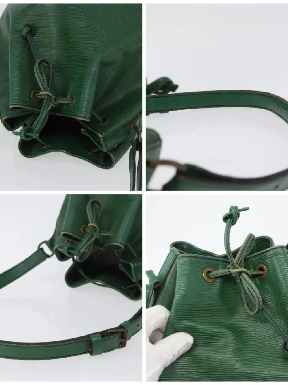 LOUIS VUITTON Epi Noe Shoulder Bag Green M44004 LV Auth LNZ274 - Picture 16 of 16